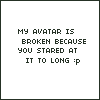 Click image for larger version

Name:	avatarhell_lilsw33ttie20_brokenavatar.gif
Views:	106
Size:	540 Bytes
ID:	1683727